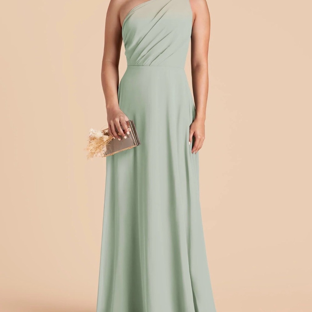 Birdy Grey Sage One-Shoulder Dress